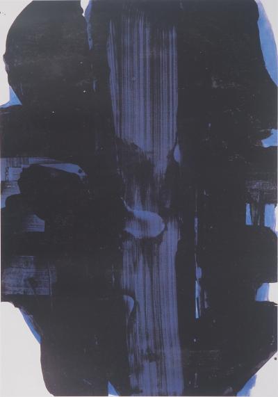 Pierre SOULAGES (d'après) - Peinture 30 novembre 1967 - Affiche originale Musée Soulages 2