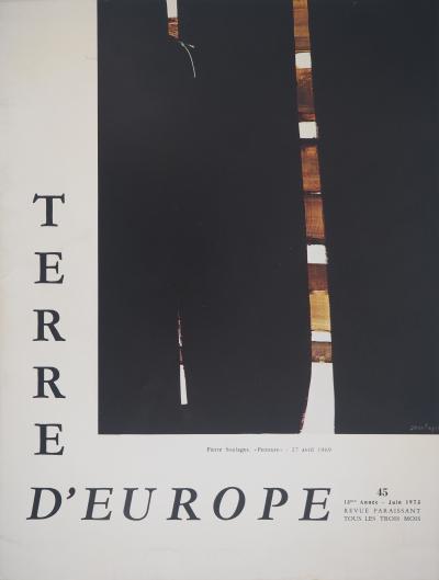 Pierre Soulages : Dédicace autographe à l’encre - Signée, 1973 2