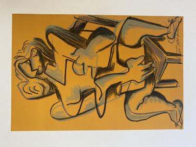 Ossip Zadkine - « Les travaux d’Hercule » - lithographie 1960 2