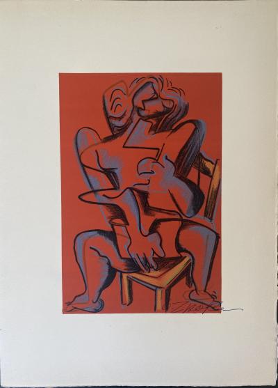 Ossip Zadkine - « Les travaux d’Hercule » - lithographie 1960 2