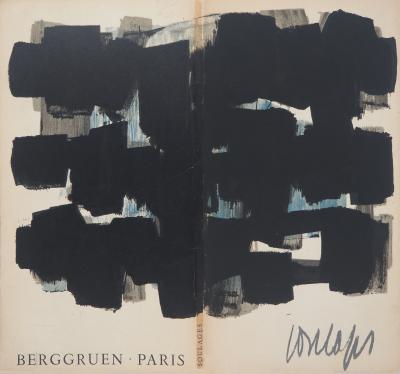 Pierre SOULAGES - Berggruen, 1957 - Lithographie signée, Mourlot 2