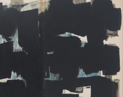 Pierre SOULAGES - Berggruen, 1957 - Lithographie signée, Mourlot 2