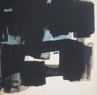 Pierre SOULAGES - Berggruen, 1957 - Lithographie signée, Mourlot 2