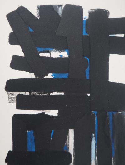 Pierre SOULAGES - Gouache 11, 1957 - Lithographie 2