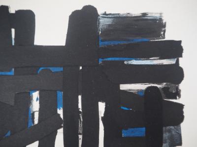 Pierre SOULAGES - Gouache 11, 1957 - Lithographie 2