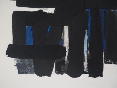 Pierre SOULAGES - Gouache 11, 1957 - Lithographie 2