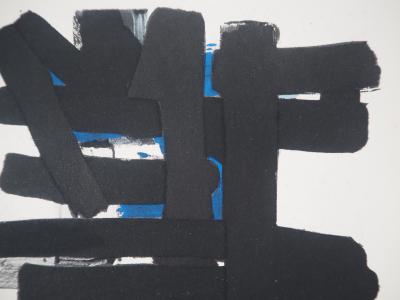 Pierre SOULAGES - Gouache 11, 1957 - Lithographie 2