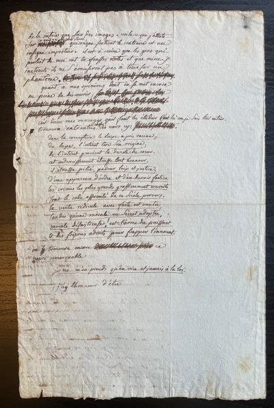 FABRE D’EGLANTINE – Lettre autographe - révolution française 2