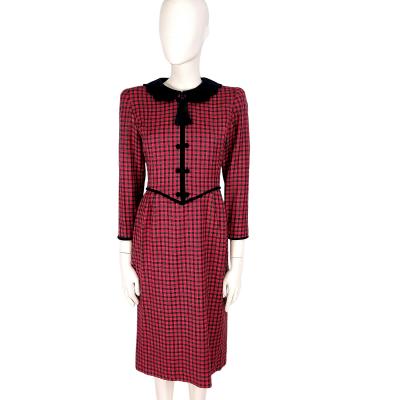 Robe vintage en laine "Taille S/M" 2