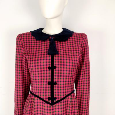 Robe vintage en laine "Taille S/M" 2