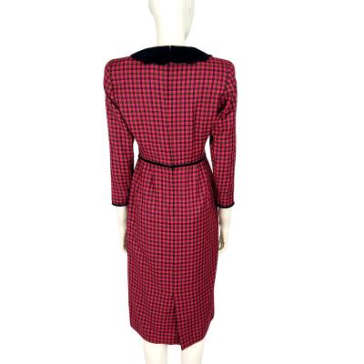 Robe vintage en laine "Taille S/M" 2