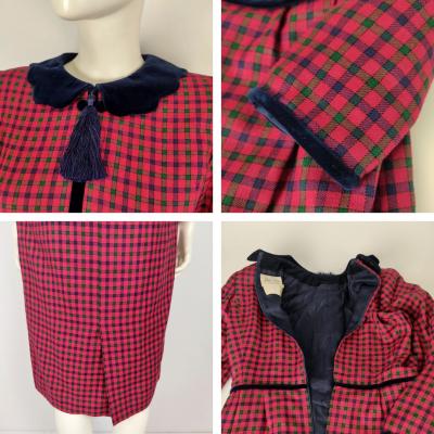 Robe vintage en laine "Taille S/M" 2