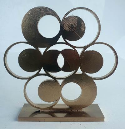 HAYVON - Sept 7 cercles vasarely , 2022 - Sculpture 2