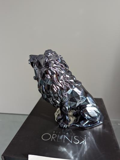 Richard ORLINSKI - Roaring lion spirit (petrol edition) - Sculture 2