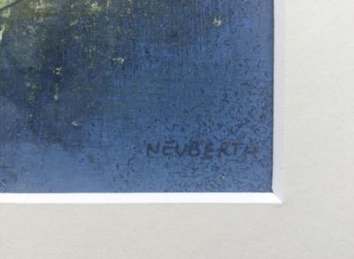 Jean NEUBERTH (1915-1996) - Composition, vers 1980 - Technique mixte sur carton 2