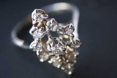 Bague marquise diamants 2