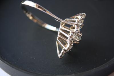 Bague marquise diamants 2