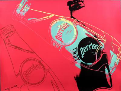 Andy WARHOL (d'après) - Perrier Pink, 1983 - Lithographie Offset 2