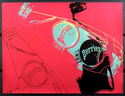 Andy WARHOL (d'après) - Perrier Pink, 1983 - Lithographie Offset 2