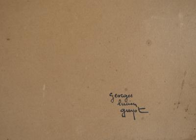 Georges Lucien GUYOT - La poule rousse - Aquarelle originale Signée 2