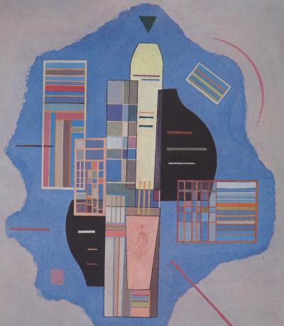 Vassily KANDINSKY : Guitare surréaliste - Héliogravure en couleurs signée 2