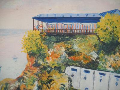 Elisée MACLET : La Pointe du Mourillon à Toulon - Huile sur toile originale, Signée 2