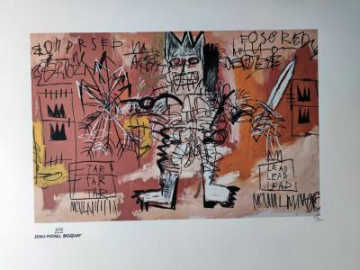 Jean-Michel Basquiat (d’après) - Warrior Graffiti - Offset 2