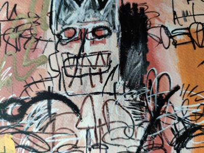 Jean-Michel Basquiat (d’après) - Warrior Graffiti - Offset 2