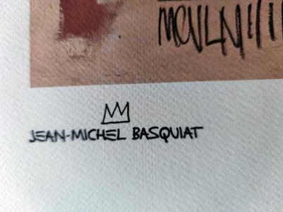 Jean-Michel Basquiat (d’après) - Warrior Graffiti - Offset 2