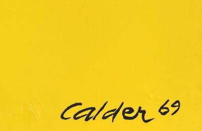 Alexander Calder - L’automne - Lithographie signée dans la planche 2