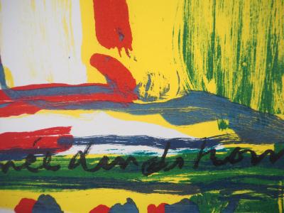 Bengt Lindström - Portrait sauvage - Lithographie originale, signée 2