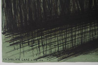 Bernard Buffet - Château de Culan, 1978 - Lithographie signée 2
