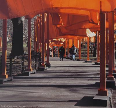 Christo et Jeanne-Claude - The Gates : Central Park New York city, 2005 - Affiche originale d’époque 2