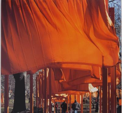 Christo et Jeanne-Claude - The Gates : Central Park New York city, 2005 - Affiche originale d’époque 2