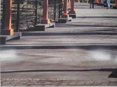 Christo et Jeanne-Claude - The Gates : Central Park New York city, 2005 - Affiche originale d’époque 2