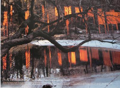 Christo et Jeanne-Claude - Gates near Frozen Lake : Central Park New York, 2005 - Affiche originale d’époque 2