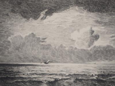 Jules DUPRE (d’après) - Grande Marine,1873 - Gravure 2