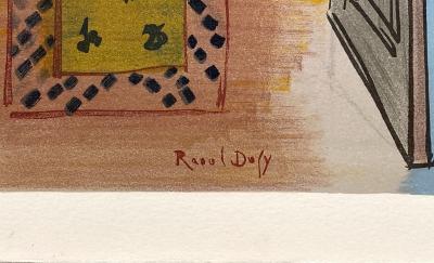 Raoul DUFY - L’artiste dans son atelier - Lithographie signée dans la planche 2