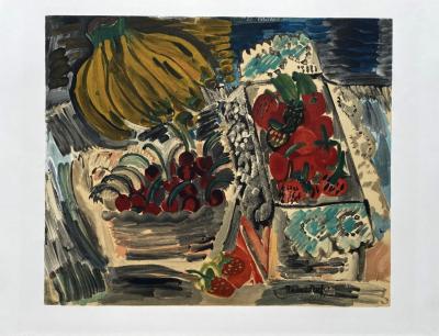 Raoul DUFY - Nature morte aux fruits - Lithographie signée dans la planche 2