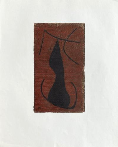 Joan Miro - Femme surréaliste I - Lithographie signée dans la planche 2
