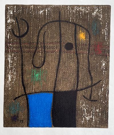 Joan Miro - Femme et oiseaux II - Lithographie signée dans la planche 2