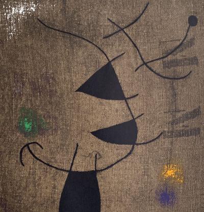 Joan Miro - Femme et oiseaux V - Lithographie signée dans la planche 2