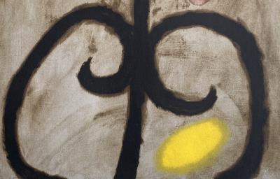 Joan Miro - Femme assise II - Lithographie signée dans la planche 2