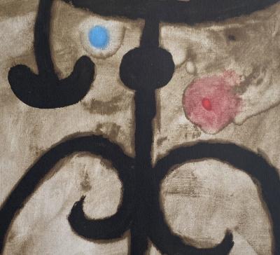 Joan Miro - Femme assise II - Lithographie signée dans la planche 2