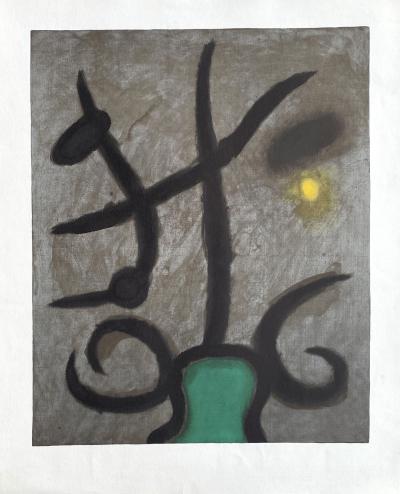 Joan Miro - Femme assise III - Lithographie signée dans la planche 2