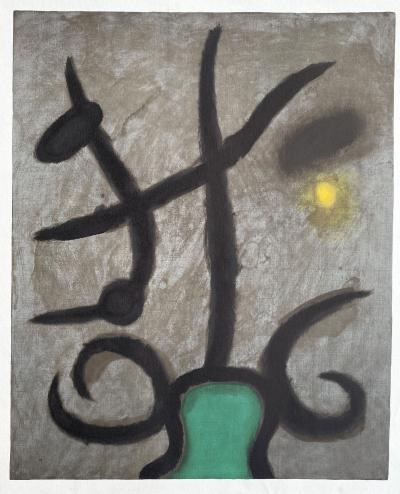 Joan Miro - Femme assise III - Lithographie signée dans la planche 2