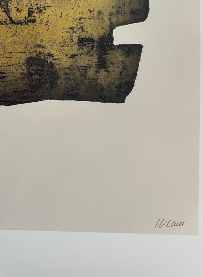 PIERRE SOULAGES (d’après) -  AFFICHE D’APRÈS L’EAU FORTE XII 2