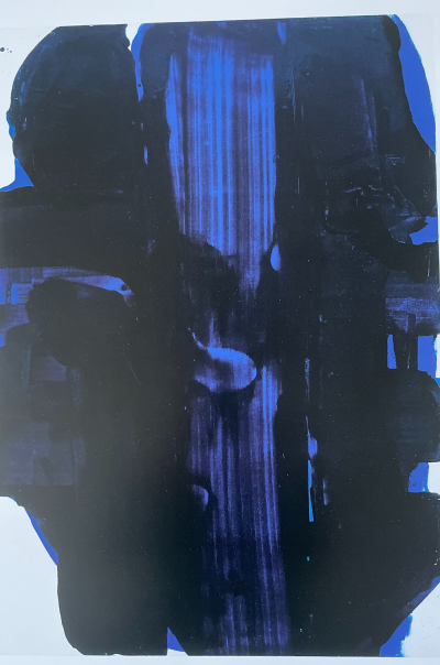 PIERRE SOULAGES - AFFICHE D’APRÈS UNE HUILE SUR TOILE 1967 2