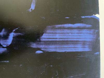PIERRE SOULAGES - AFFICHE D’APRÈS UNE HUILE SUR TOILE 1967 2