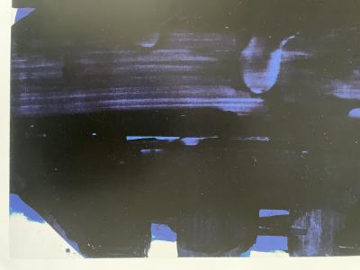 PIERRE SOULAGES - AFFICHE D’APRÈS UNE HUILE SUR TOILE 1967 2